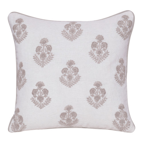 LR Home Odyssey 08088 Taupe Ivory Pillow
