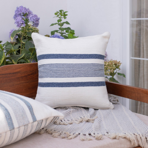 LR Home Opee 08614 Blue Ivory Pillow