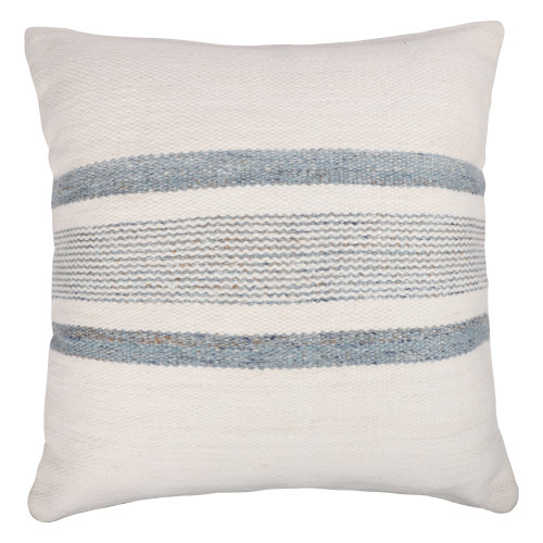 LR Home Opee 08615 Light Blue Ivory Pillow