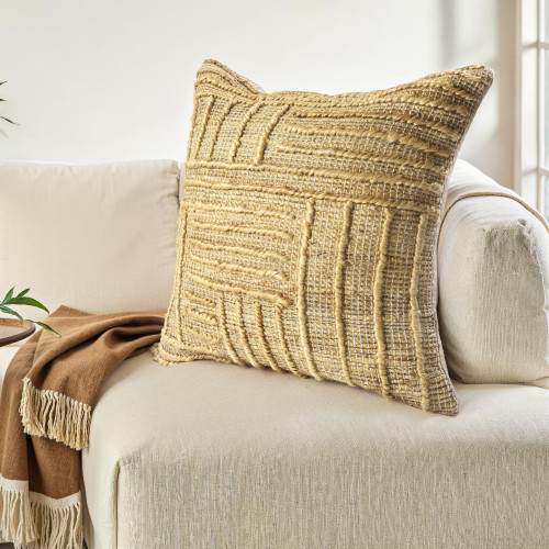 LR Home Maples 08676 Brown Pillow