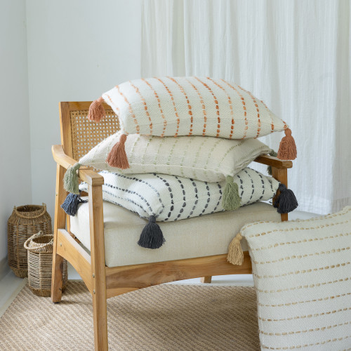 LR Home Dash 08730 Sage Ivory Pillow