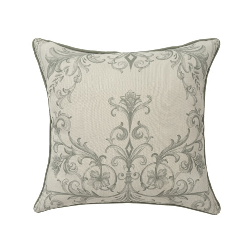LR Home Rococo 08828 Sage Ivory Pillow
