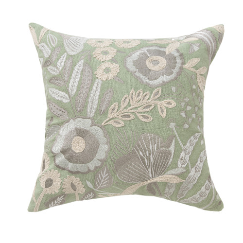LR Home Woodland 08836 Green Ivory Pillow
