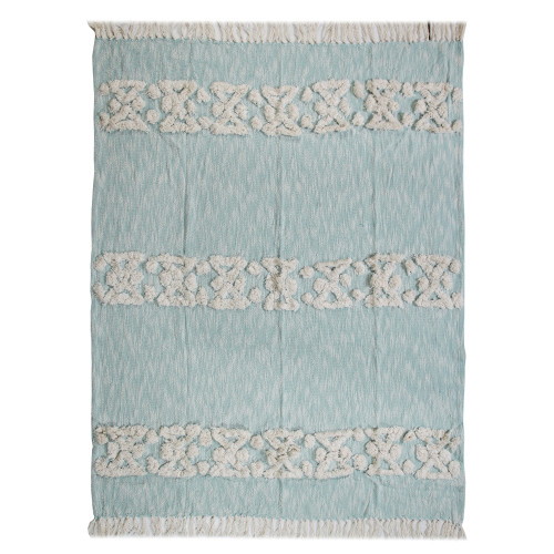 LR Home Dayton 80141 Sky Blue Throw