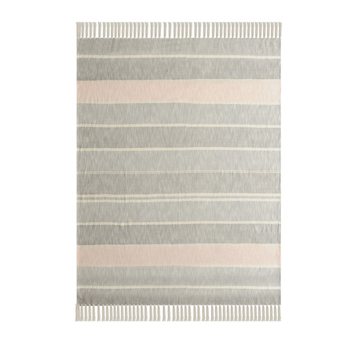 LR Home Irvine 80183 Gray Blush Multi Throw