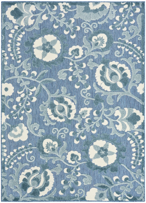 Nourison Aloha ALH17 Blue Rug