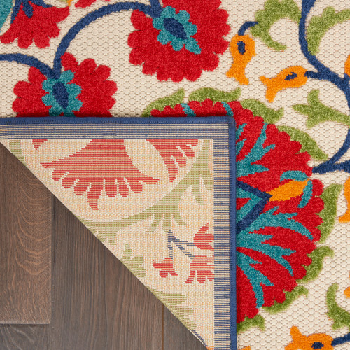 Nourison Aloha ALH20 Red Multicolor Rug