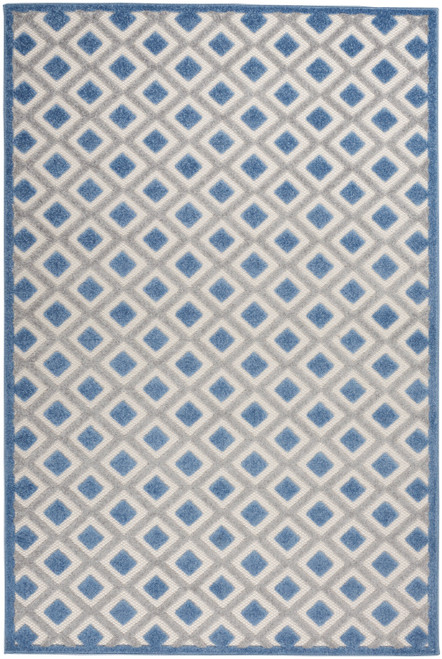 Nourison Aloha ALH26 Blue Grey Rug
