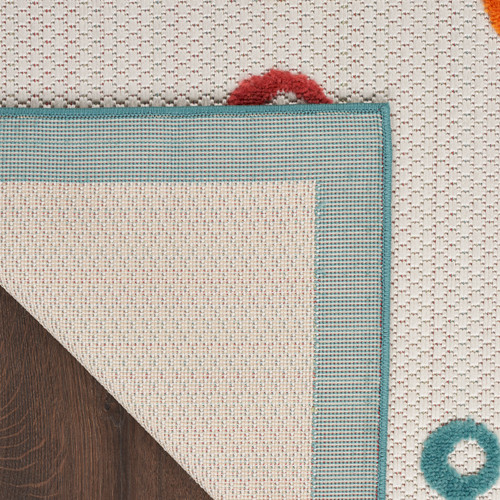 Nourison Aloha ALH27 Teal Multicolor Rug