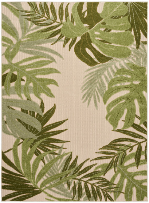 Nourison Aloha ALH40 Ivory Green Rug
