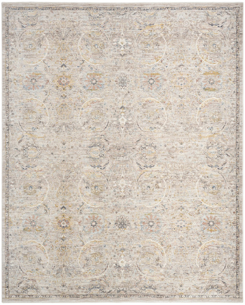 Nourison Antique Fusion ANF03 Light Grey Rug