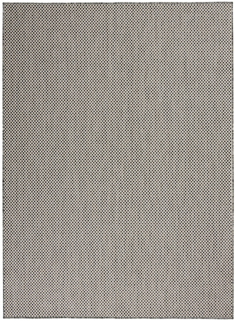 Nourison Courtyard COU01 Ivory Charcoal Rug