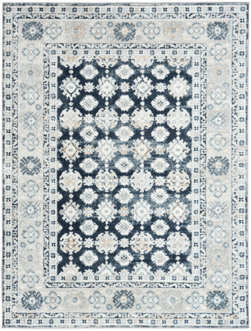 Nourison Dekor DEK02 Grey Navy Rug