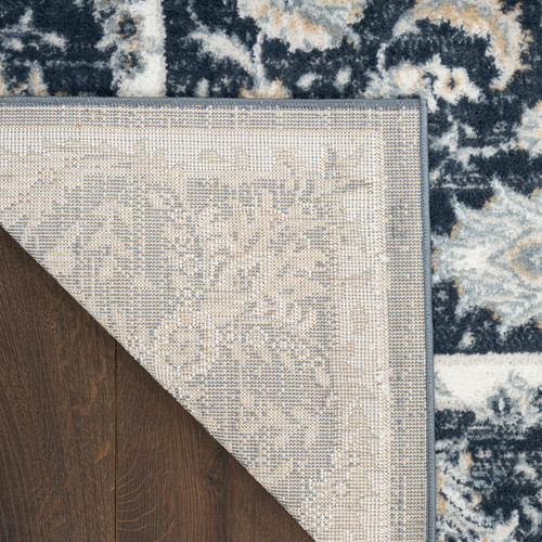 Nourison Dekor DEK09 Slate/Ivory Rug