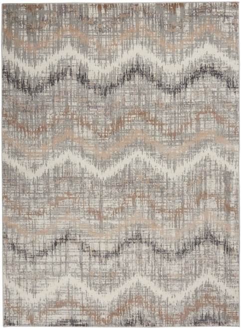 Nourison Elation ETN04 Grey Ivory Rug