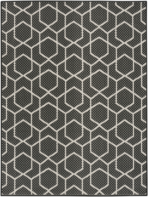 Nourison Horizon Indoor/Outdoor HOZ01 Black Rug