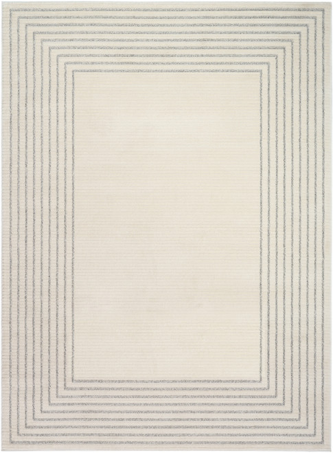 Nourison Ivory Hues IVH03 Ivory Grey Rug