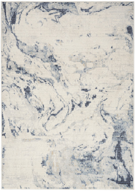 Nourison Motion MTT06 Ivory Blue Rug