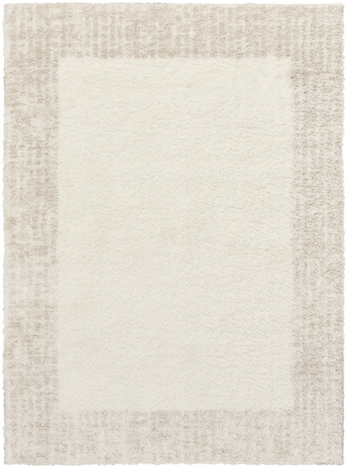 Nourison Pacific Shag PCS02 Ivory Beige Rug