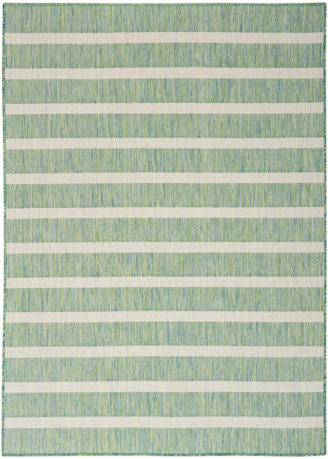 Nourison Positano POS03 Blue Green Ivory Rug