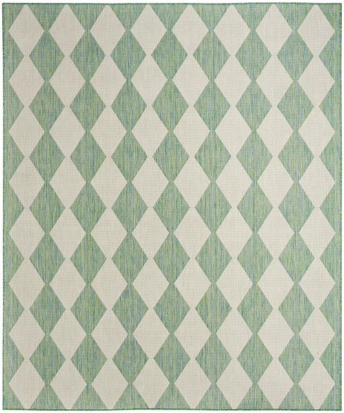 Nourison Positano POS04 Blue Green Rug
