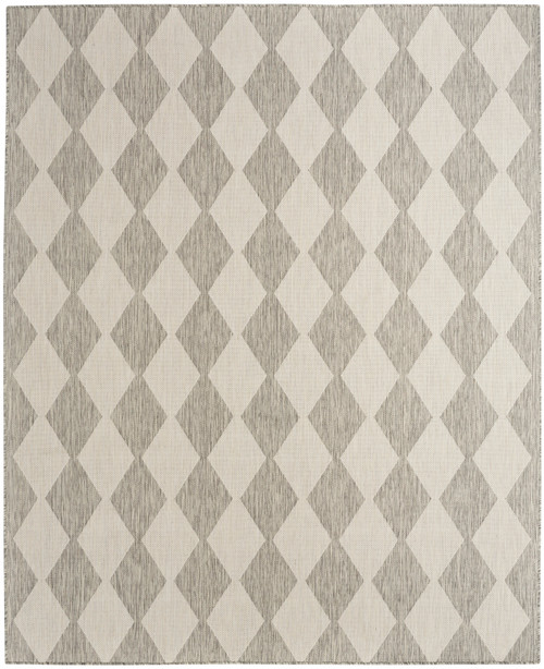Nourison Positano POS04 Light Grey Rug