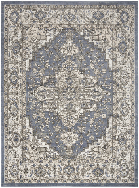 Nourison Quarry QUA05 Blue Rug