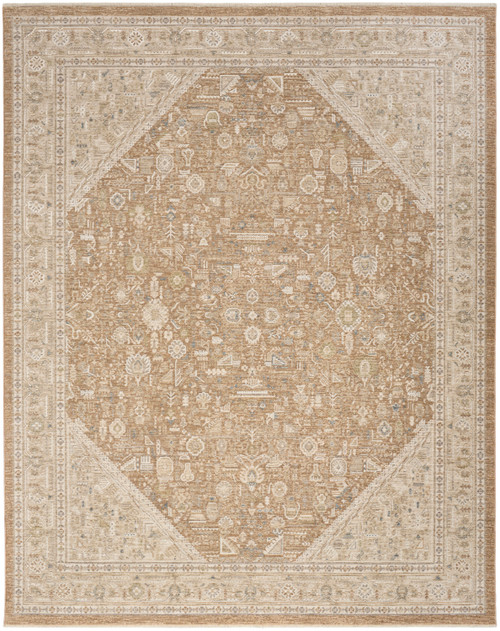 Nourison Retreat RET03 Mocha Rug