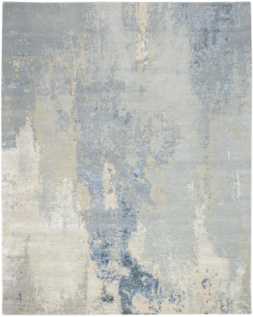 Nourison Silk Shadows SHA21 Blue Sky Rug