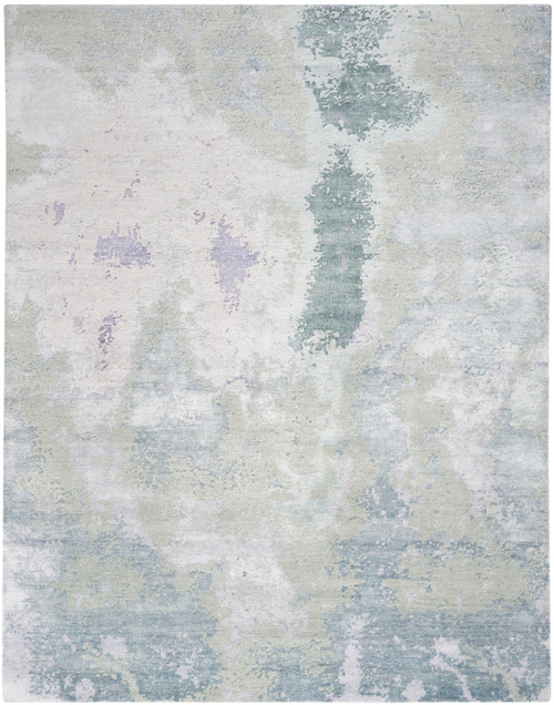 Nourison Silk Shadows SHA22 Blue Green Rug