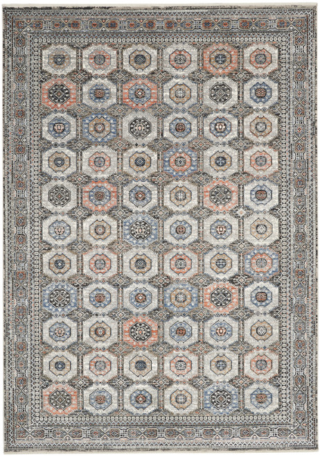 Nourison Starry Nights STN09 Grey/Navy Rug