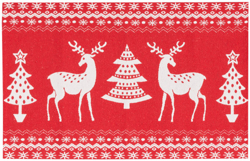 Nourison Tybee TYB12 Red Ivory Rug