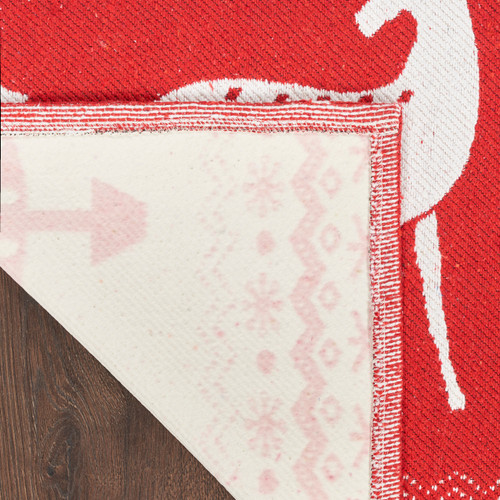 Nourison Tybee TYB12 Red Ivory Rug