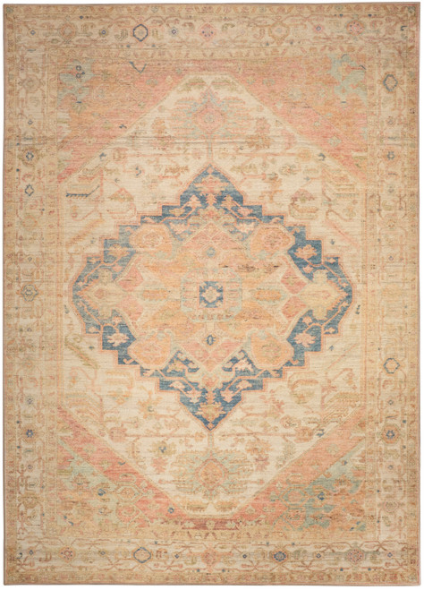 Nourison Vintage Washables VWS15 Multicolor Rug