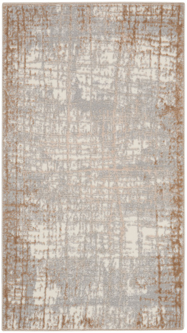 Nourison Calvin Klein CK950 Rush CK950 Ivory Taupe Rug