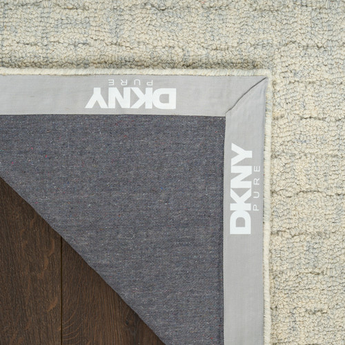 Nourison DKNY Pure Grids PGR01 Light Blue Rug
