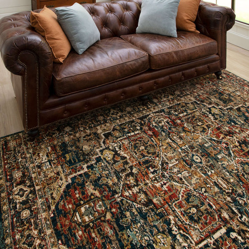 Karastan Spice Market 90807 50130 Alcantara Sapphire Rug