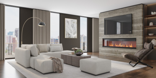 Feizy Fleetwood 8A06F Gray Area Rug