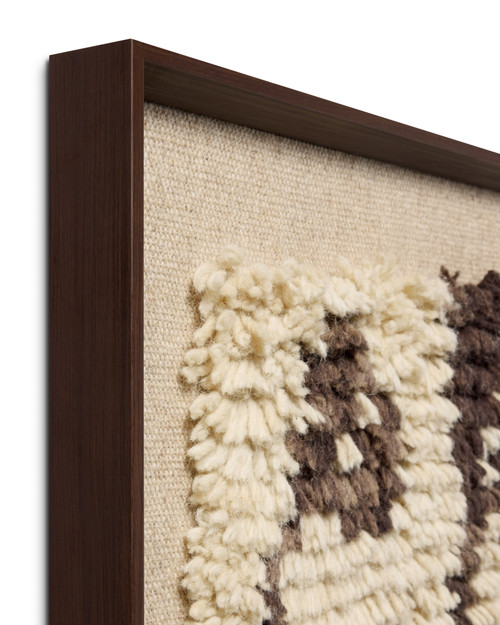 Loloi Eucalyptus Embrace EUCAL Dark Brown Wall Art