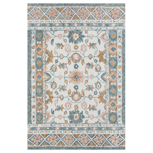 LR Home Babylon 81790 Blue Pink Rug
