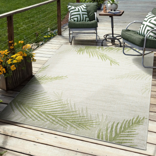 LR Home Captiva 81024 Green Rug