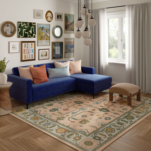 LR Home Elize 82947 Pink Multi Rug