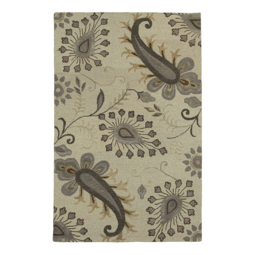 LR Home Glamour 06010 Light Gray Rug