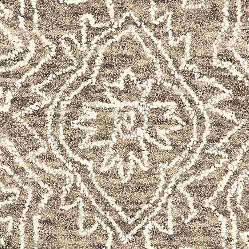 LR Home Karma 21045 Khaki White Rug