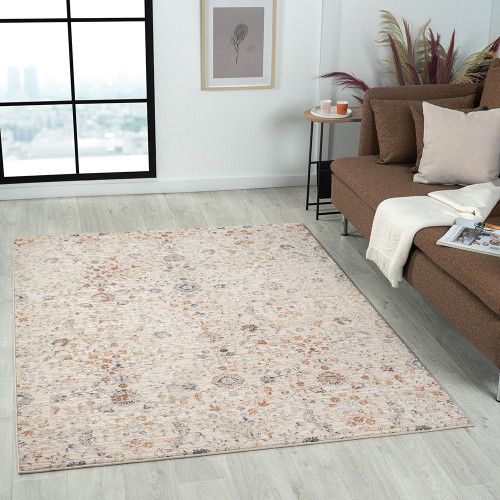 LR Home Lancaster 82301 Multi ivory Rug