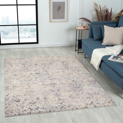 LR Home Lancaster 82302 Blue Rug