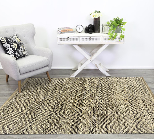 LR Home Rugs Ariel 05181 Tan Gray Rug