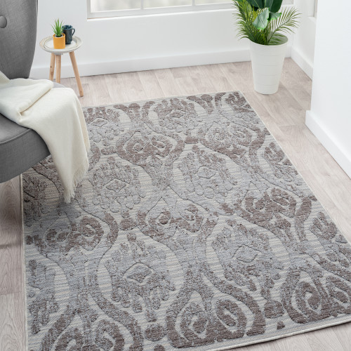 LR Home Westport 82293 Blue Gray Rug
