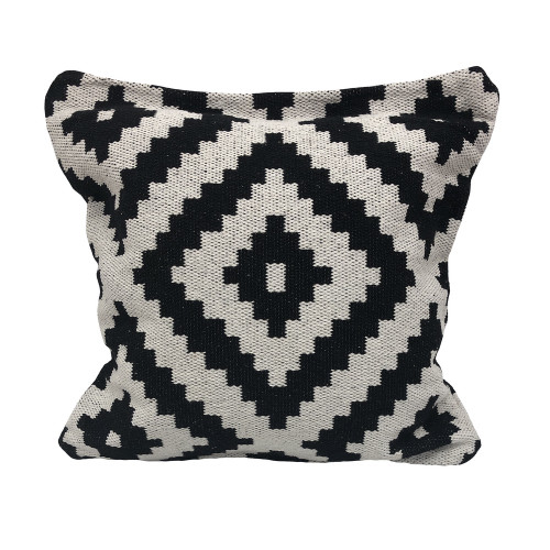 LR Home Quincy 05262 Black White Pillow