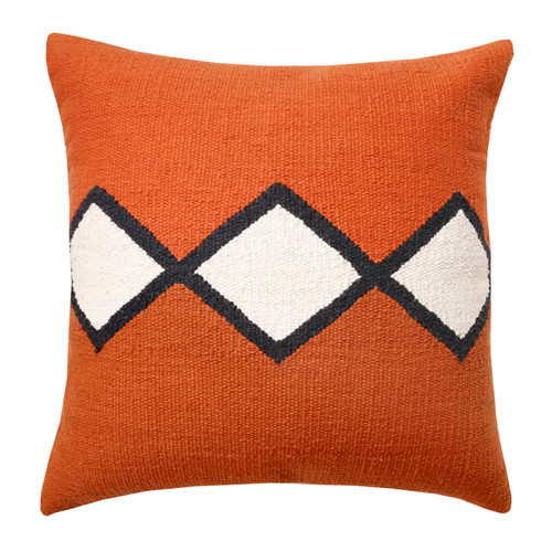 LR Home Apollo 07894 Orange White Black Pillow
